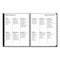 Teacher's Weekly/monthly Lesson Planner, One Week Per Two-page Spread (nine Classes), 11 X 8.5, Black Cover, 2023 To 2024