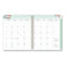 Laurel Weekly/monthly Planner, Laurel Floral Artwork, 9 X 7, Green/pink/orange Cover, 12-month (jan To Dec): 2024