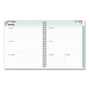 Laurel Weekly/monthly Planner, Laurel Floral Artwork, 9 X 7, Green/pink/orange Cover, 12-month (jan To Dec): 2024