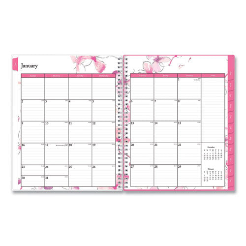 Breast Cancer Awareness Create-your-own Cover Weekly/monthly Planner, Orchid Artwork, 11 X 8.5, 12-month (jan-dec): 2024