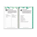 Day Designer Palms Weekly/monthly Planner, Palms Artwork, 8 X 5, Green/white Cover, 12-month (jan To Dec): 2024