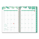 Day Designer Palms Weekly/monthly Planner, Palms Artwork, 8 X 5, Green/white Cover, 12-month (jan To Dec): 2024