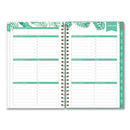 Day Designer Palms Weekly/monthly Planner, Palms Artwork, 8 X 5, Green/white Cover, 12-month (jan To Dec): 2024