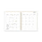 Day Designer Daily/monthly Frosted Planner, Rugby Stripe Artwork, 10 X 8, Black/white Cover, 12-month (july-june): 2023-2024