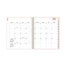 Day Designer Coming Up Roses Create-your-own Cover Weekly/monthly Planner, 11 X 8.5, Blush/cream Cover,12-month(jan-dec):2024