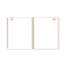 Day Designer Coming Up Roses Create-your-own Cover Weekly/monthly Planner, 11 X 8.5, Blush/cream Cover,12-month(jan-dec):2024