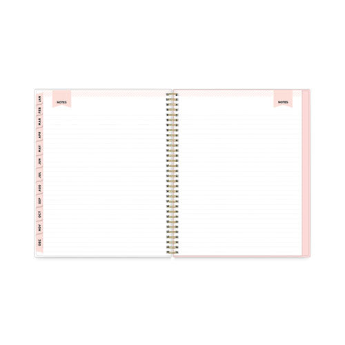 Day Designer Coming Up Roses Create-your-own Cover Weekly/monthly Planner, 11 X 8.5, Blush/cream Cover,12-month(jan-dec):2024