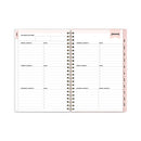 Day Designer Coming Up Roses Create-your-own Cover Weekly/monthly Planner, 8 X 5, Blush/cream Cover, 12-month (jan-dec): 2024