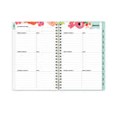 Day Designer Secret Garden Mint Frosted Weekly/monthly Planner, 8 X 5, Multicolor Cover, 12-month (jan To Dec): 2024