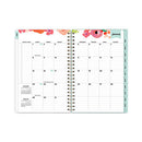 Day Designer Secret Garden Mint Frosted Weekly/monthly Planner, 8 X 5, Multicolor Cover, 12-month (jan To Dec): 2024