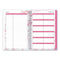 Breast Cancer Awareness Create-your-own Cover Weekly/monthly Planner, Orchid Artwork, Pink/white, 12-month (jan To Dec): 2024