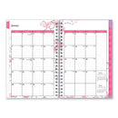 Breast Cancer Awareness Create-your-own Cover Weekly/monthly Planner, Orchid Artwork, Pink/white, 12-month (jan To Dec): 2024