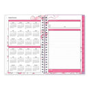 Breast Cancer Awareness Create-your-own Cover Weekly/monthly Planner, Orchid Artwork, Pink/white, 12-month (jan To Dec): 2024