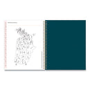 Greta Academic Year Weekly/monthly Planner, Greta Floral Artwork, 11.5 X 8, Green Cover, 12-month (july-june): 2023-2024