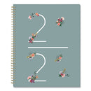 Greta Academic Year Weekly/monthly Planner, Greta Floral Artwork, 11.5 X 8, Green Cover, 12-month (july-june): 2023-2024