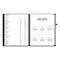 Aligned Weekly/monthly Planner, 11 X 8.5, Black Cover, 12-month (jan To Dec): 2024