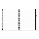 Aligned Weekly/monthly Planner, 11 X 8.5, Black Cover, 12-month (jan To Dec): 2024