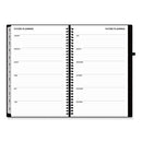 Aligned Weekly/monthly Planner, 8 X 5, Black Cover, 12-month (jan To Dec): 2024