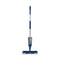 Hardwood Floor Mop, 15" Wide Microfiber Head, 52" Blue Plastic/steel Handle