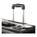 Catalog Case On Wheels, Fits Devices Up To 17.3", Leather, 19 X 9 X 15.5, Black