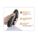 Premium Antimicrobial Stand-up Stapler, 20-sheet Capacity, Black