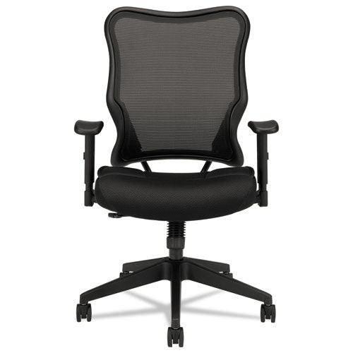 Vl702 Mesh High-back Task Chair, Supports Up To 250 Lb, 18.5" To 23.5" Seat Height, Black