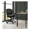 Wave Mesh Mid-back Task Chair, Supports Up To 250 Lb, 18" To 22.25" Seat Height, Black
