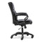 Mid-back Executive Chair, Supports Up To 225 Lb, 19" To 23" Seat Height, Black