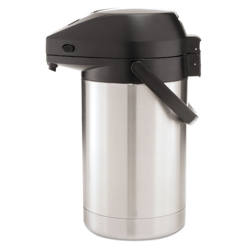 2.5 Liter Lever Action Airpot, Stainless Steel/black