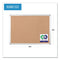 Earth Cork Board, 48 X 36, Natural Surface, Silver Aluminum Frame
