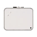 Magnetic Dry Erase Board, 11 X 14, White Surface, White Plastic Frame