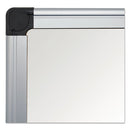 Porcelain Value Dry Erase Board, 24 X 36, White Surface, Silver Aluminum Frame