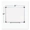 Porcelain Value Dry Erase Board, 24 X 36, White Surface, Silver Aluminum Frame