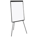 Basic Tripod Melamine Presentation Easel, 22.5 X 42, White/black