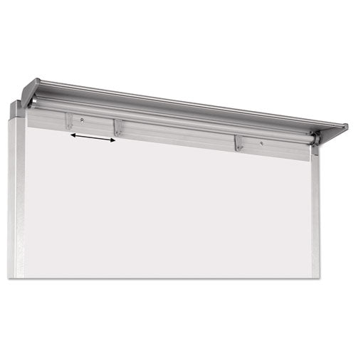 Silver Easy Clean Dry Erase Quad-pod Presentation Easel, 45" To 79" High, Silver