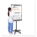 Tripod Extension Bar Magnetic Dry-erase Easel, 69" To 78" High, Black/silver