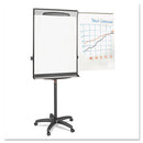 Tripod Extension Bar Magnetic Dry-erase Easel, 69" To 78" High, Black/silver