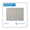 Designer Fabric Bulletin Board, 24 X 18, Gray Surface, Gray Mdf Wood Frame