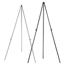 Instant Easel, 61.5" High, Black, Steel, Lightweight