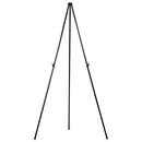 Instant Easel, 61.5" High, Black, Steel, Heavy-duty