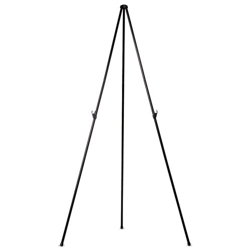 Instant Easel, 61.5" High, Black, Steel, Heavy-duty