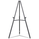 Quantum Heavy Duty Display Easel, 35.62" To 61.22" High, Plastic, Black