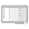 In-out Magnetic Dry Erase Board, 36 X 24, White Surface, Silver Aluminum Frame