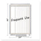 In-out Magnetic Dry Erase Board, 24 X 36, White Surface, Silver Aluminum Frame