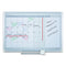 Magnetic Dry Erase Calendar Board, One Month, 36 X 24, White Surface, Silver Aluminum Frame