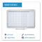 Magnetic Dry Erase Calendar Board, One Month, 36 X 24, White Surface, Silver Aluminum Frame