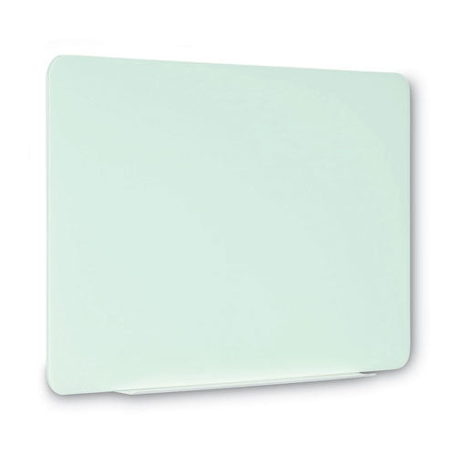 Magnetic Glass Dry Erase Board, 48 X 36, Opaque White Surface