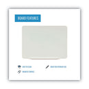 Magnetic Glass Dry Erase Board, 48 X 36, Opaque White Surface