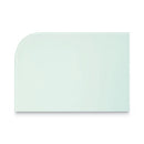 Magnetic Glass Dry Erase Board, 60 X 48, Opaque White Surface