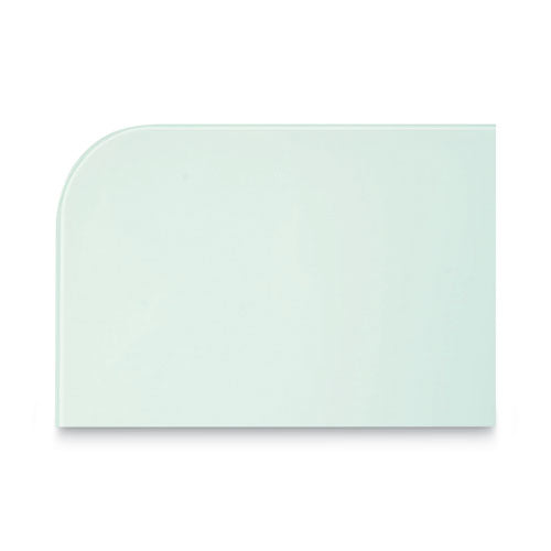 Magnetic Glass Dry Erase Board, 60 X 48, Opaque White Surface